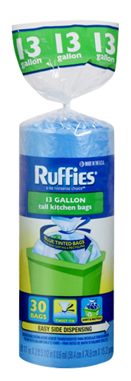 Ruffies Sort & Recycle Bags 33 Gallon (33 Gallon)