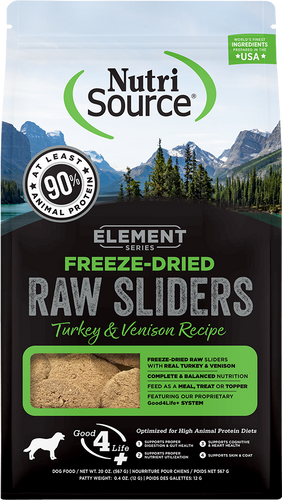 NutriSource Element Series Freeze-Dried Turkey & Venison Recipe (2.5 oz)