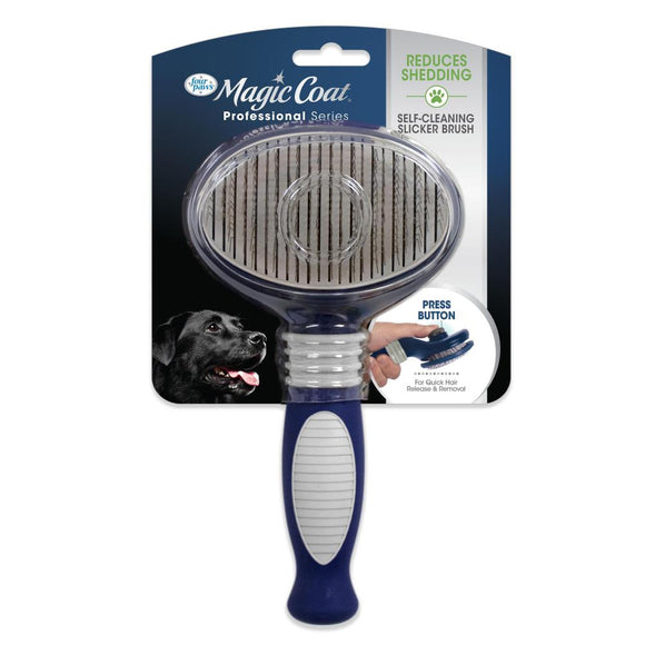 Four Paws Magic Coat® Professional Series Self-Cleaning Slicker Brush