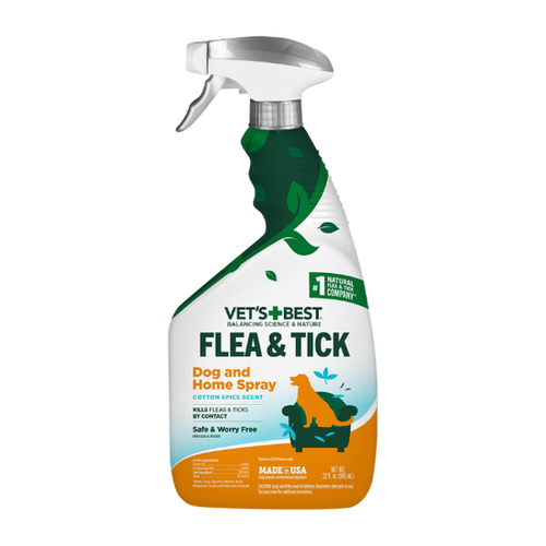 Vet's Best® Flea & Tick Dog & Home Spray – Cotton Spice Scent (32 oz)