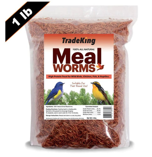 TradeKing Dried Mealworms (1 Lb)