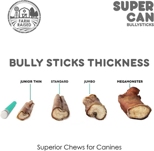 Supercan 12 Standard Bully Sticks (12)