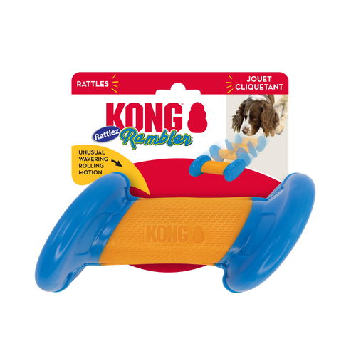 KONG Rambler Rattlez Dumbbell Dog Toy (Large)