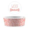 Tarhong Flower Fields Single Wall Pet Bowl Blush