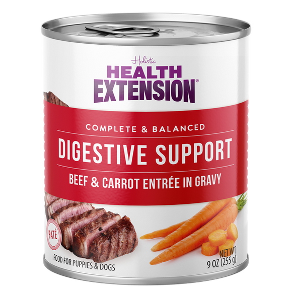 Health Extension Digestive Support, Beef & Carrot Entree in Gravy Dog Food