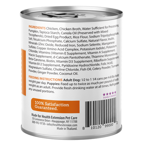 Health Extension Digestive Support, Chicken & Pumpkin Entree in Gravy Dog Food