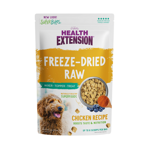 Health Extension Superbites Freeze Dried Raw Chicken for Dogs (3.5 oz)