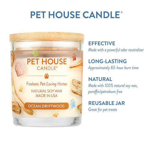 Pet House Ocean Driftwood Candle