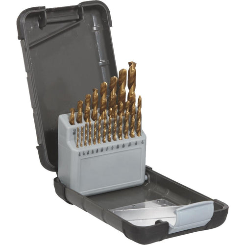 Do it Best 21-Piece Titanium Drill Bit Set, 1/16 In. thru 3/8 In.