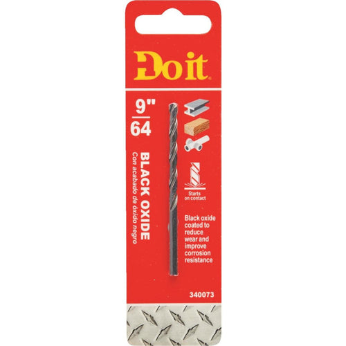 Do it 9/64 In. Black Oxide Drill Bit