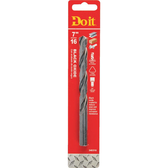 Do it 7/16 In. Black Oxide Drill Bit