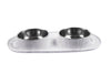 Messy Mutts Double Feeder Marble (3 Cup)