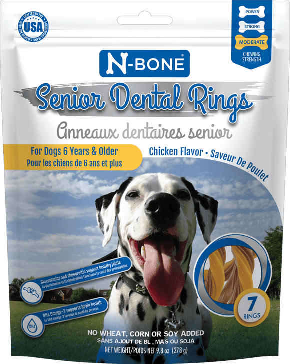 N-Bone® Senior Dental Rings Chicken Flavor