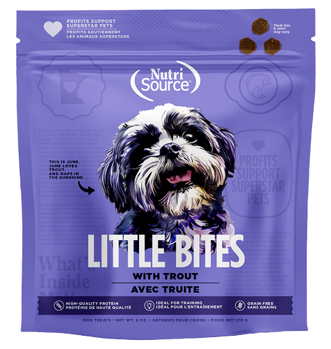 NutriSource Grain Free Trout Little Bites Dog Treats