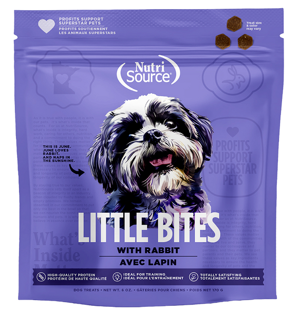 NutriSource Rabbit Little Bites Dog Treats