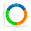 KONG Twistz High Viz Ring Dog Toy