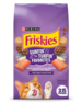 Purina Animal Nutrition Friskies Surfin' & Turfin' Favorites With Flavors of Chicken, Ocean Whitefish, Salmon & Filet Mignon Dry Cat Food 3.15 Lb Bag (3.15 Lb)