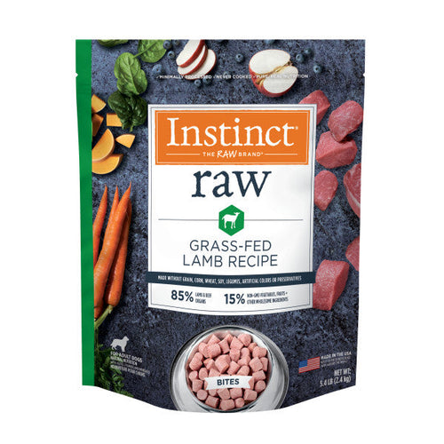 Nature's Variety Instinct Raw Frozen Lamb Bites Dog Food