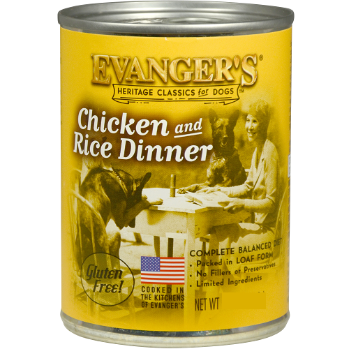 Evanger's Heritage Classic for Dogs Chicken & Rice Dinner