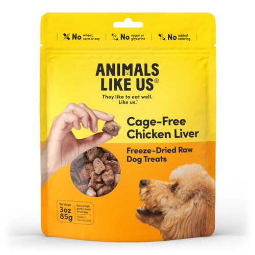 Animals Like Us Dog Treats Cage-Free Chicken Liver