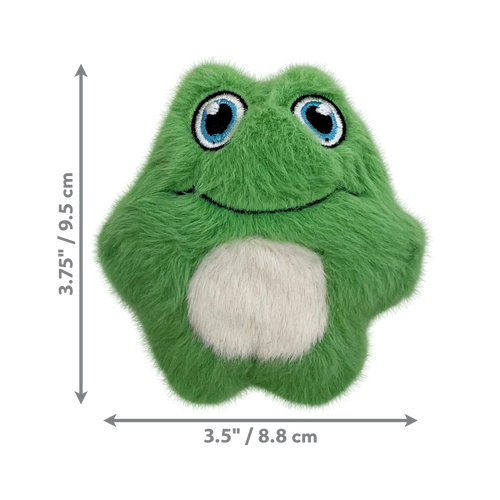 KONG Snuzzles Kiddos Mini Frog Squeaker Dog Toy