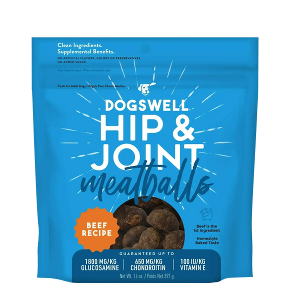 DOGSWELL® Hip & Joint Meatballs, Beef (14 oz)