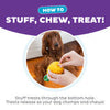 Outward Hound Dental Pineapple Dental Chew Toy and Interactive Treat Stuffer for Dogs