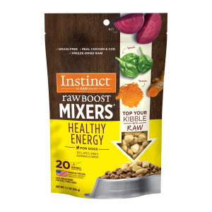 Instinct Raw Boost Mixers Healthy Energy Freeze-Dried Dog Food Topper (5.5 oz)