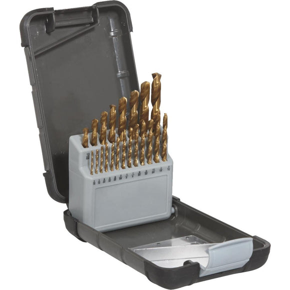 Do it Best 21-Piece Titanium Drill Bit Set, 1/16 In. thru 3/8 In.