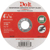 Do it Type 1 4 In. x 1/16 In. x 5/8 In. Masonry Cut-Off Wheel