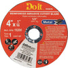 Do it Type 1 4 In. x 1/16 In. x 5/8 In. Metal Cut-Off Wheel