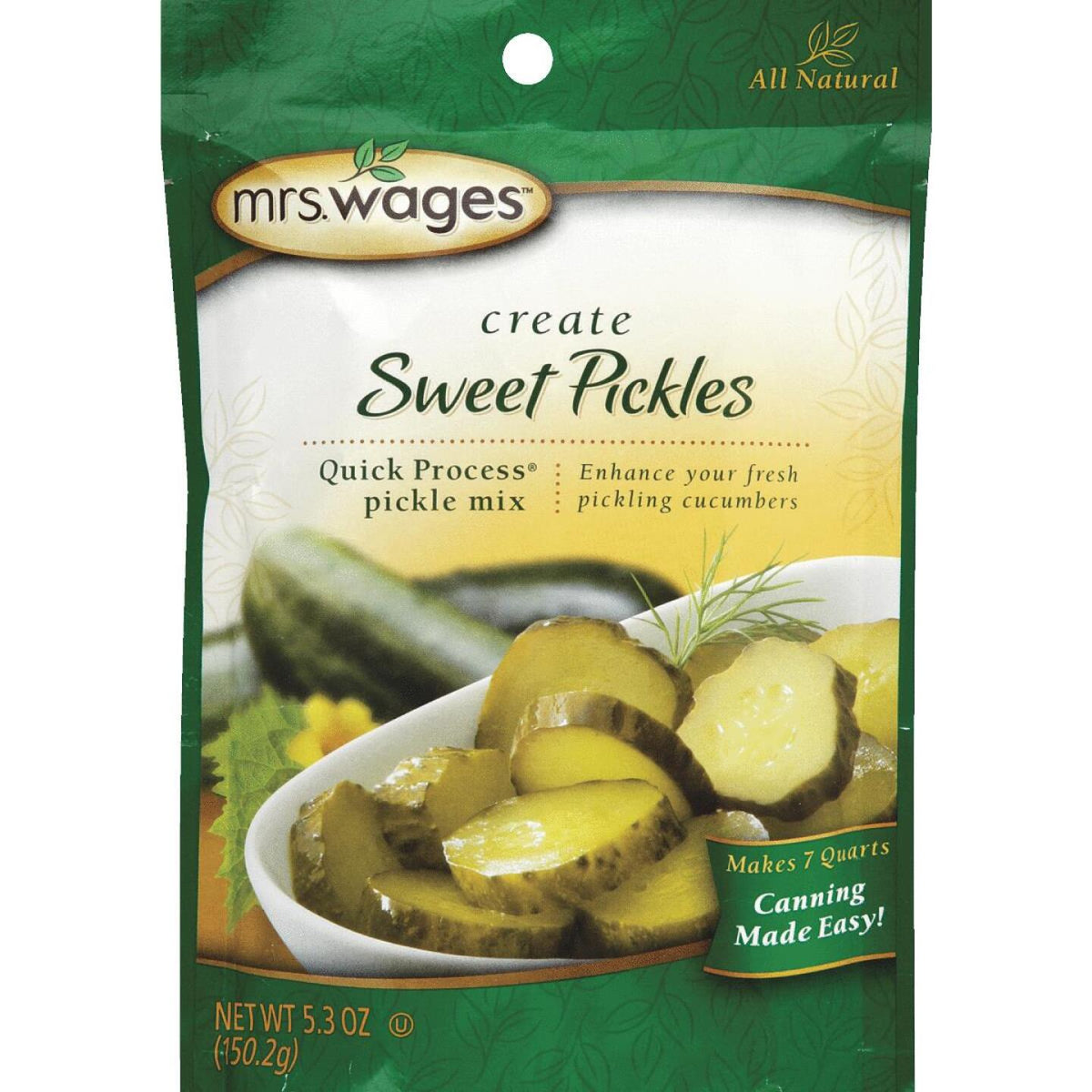 Quick Process Mrs. Wages Quick Process 5.3 Oz. Sweet Pickling Mix - Edmore, MI ...