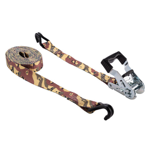 Keeper Camo Ratchet Tie-Down With Open Handle