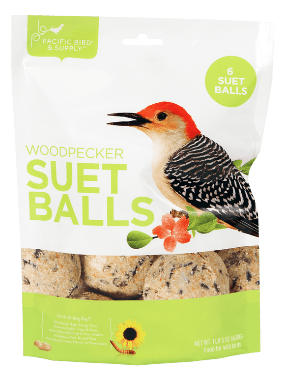 Pacific Bird Woodpecker Suet Balls
