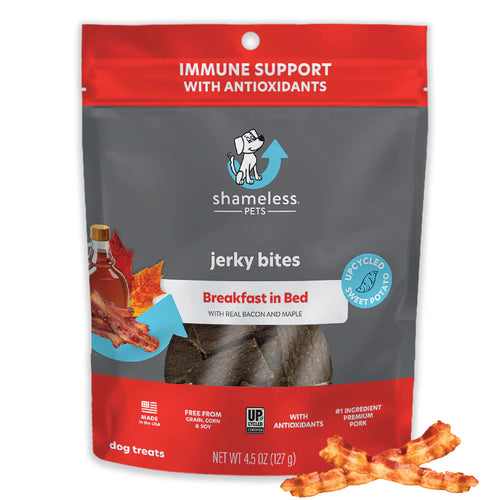 Shameless Pets Breakfast in Bed Jerky Bites For Dogs