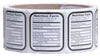 Mann Lake Nutrition Label - Roll of 250