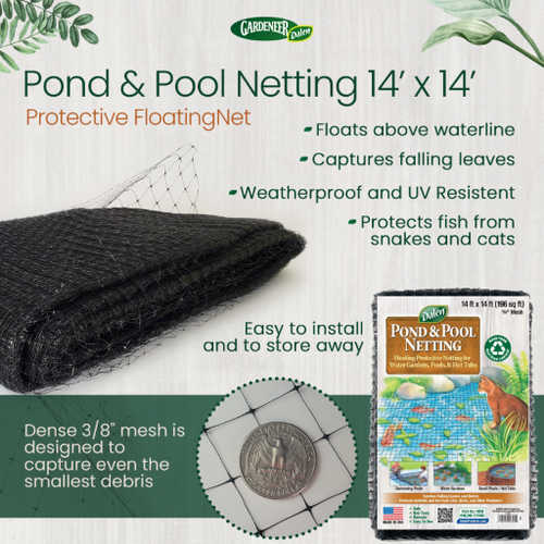 Dalen Reusable Heavy-Duty Pond & Pool Netting for Fish Protection