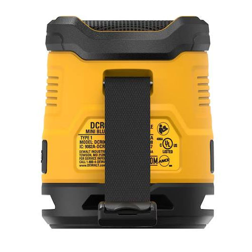 Dewalt DCR008 Rechargeable Mini Bluetooth® Speaker