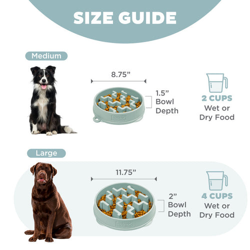 Outward Hound Fun Feeder Notch Sge MD