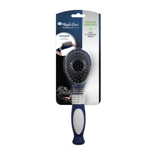 Four Paws Magic Coat Professional Series Flex & Contour Pin and Bristle Brush for Dogs