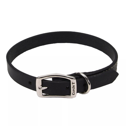 Coastal Pet Products Circle T Oak Tanned Leather Town Dog Collar