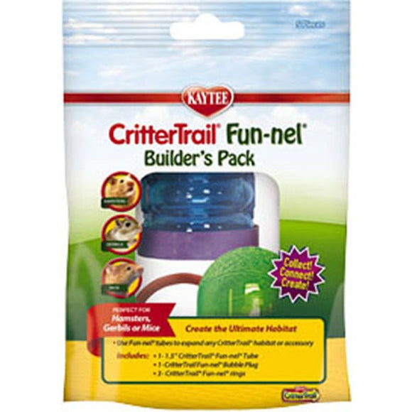 CRITTERTRAIL FUN-NELS CONNECTABLE BUILDERS PACK (5 PC, ASSORTED)