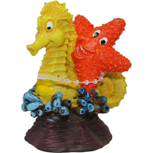 EXOTIC ENVIRONMENTS SEAHORSE & STAR (2X1.5X2.5 INCH)