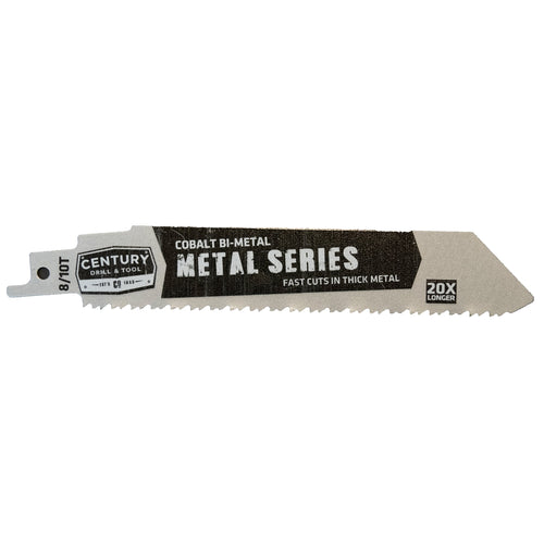 Century Drill And Tool Metal Series Reciprocating Saw Blade 8/10t X 6″