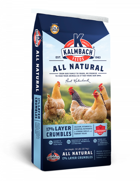 Kalmbach 17% All Natural Layer (Crumble) (50-lb)