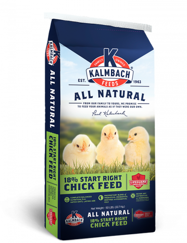 Kalmbach 18% Start Right® Chick Feed (Non-Medicated)