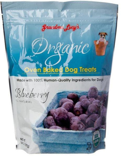 Grandma Lucy's Organic Oven Baked Blueberry Flavor Dog Treats