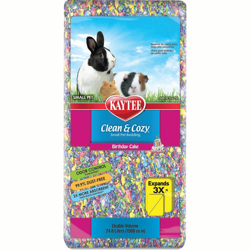 Kaytee Clean & Cozy Small Animal Bedding (24.6L (1500 CU IN), NATURAL)