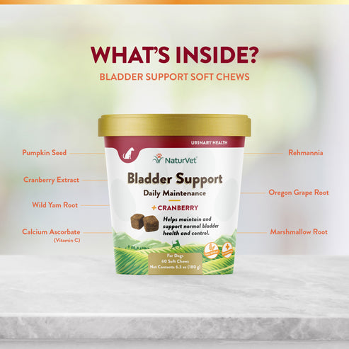 NaturVet Bladder Support Soft Chews