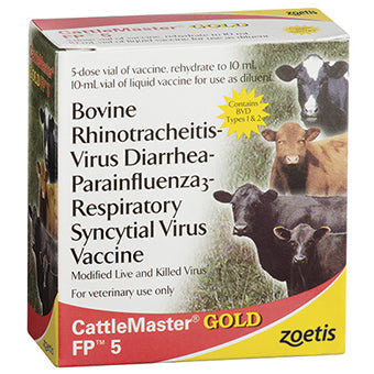 Zoetis CattleMaster GOLD FP 5 Vaccine (5 Vaccine)